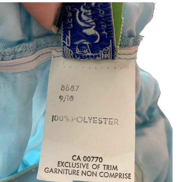 VINTAGE BABY BLUE FORMAL GOWN (VINTAGE SIZING 9/10) - Picture 10 of 11